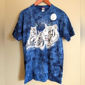 Polar Graphics White Tiger Shirt Size Medium